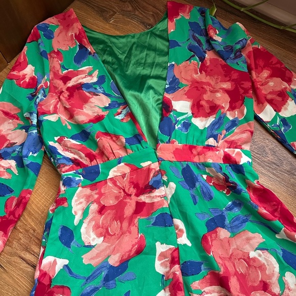 Lulu's Emerald Green Dress - Picture 6 of 7